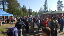 Järjestäjä antoi vielä viimeiset ohjeet...