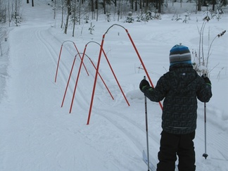 Porttilaskua oli myöskin ohjelmassa.