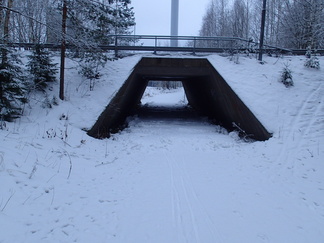 Kaupunki oli ansiokkaasti lumettanut kaikki alitukset.