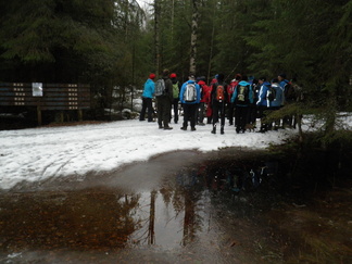 Vesi on noussut jopa teille.