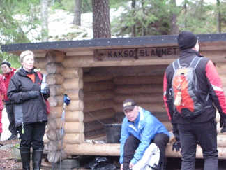 Kaksoislammilla on uusi laavu.