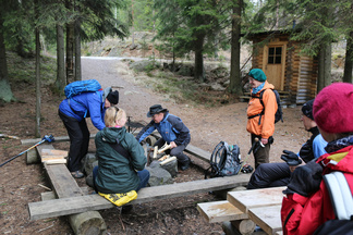 Iso-Haiskarin nuotiopaikalla