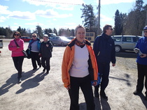 Automatkalaiset saapuivat paikalle vain muutama minuutti pyöräilijöiden jälkeen.