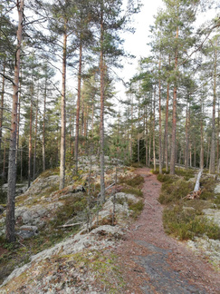 Piilon pohjoispäässä on hienoa maisemaa