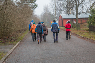 Loppumatka käveltiinkin päällystettyjä väyliä pitkin.