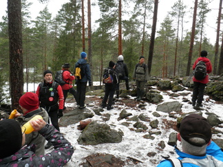 Kaksoislampien kallioilla!