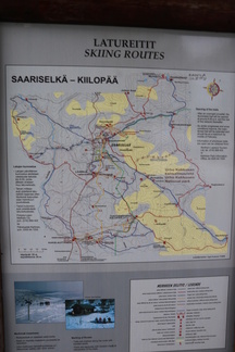 Latukartassa on reittivaihtoehtoja...