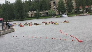 Saapuminen Heinolaan.