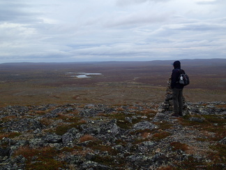 Täältä saattoi havaita Akujärvenkin.