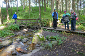 Koskikaran reitin alkupäässä