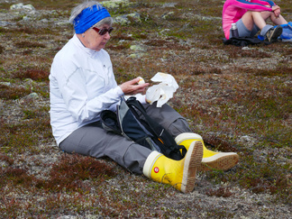 Evähiä tietenkin syötiin.