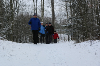 Matkaan lähdettiin Reijon johdattelemana.