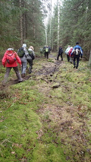 Onneksi polku ei ollut koko matkan ihan tämänkaltainen!