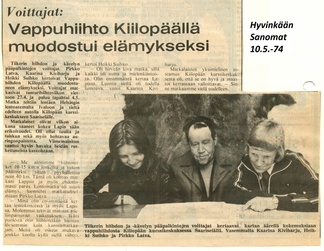 Tiikerin hiihdon ja -kävelyn voittajat 