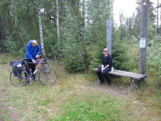 Tauko Suonummen majan kohdalla