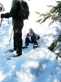 Pahus, kun on vain lumikengät...
