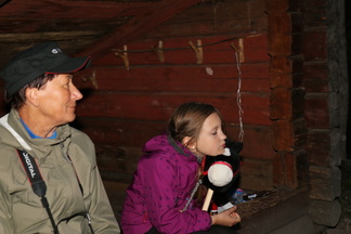 Keppihevonenkin piti hakea iltanuotiolle.