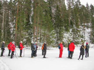 Pikku-Karhulammen maisemissa.