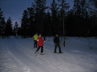 Palatesamme retkeilykeskukseen kello oli 21:20