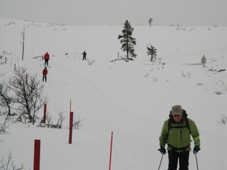 Tunturista alas huimaa vauhtia