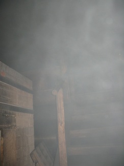 Lämmitysvaiheessa saunaan ei kannata mennä sisälle...