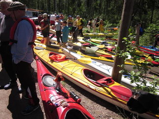 Kiviapajalla oli ahdasta.