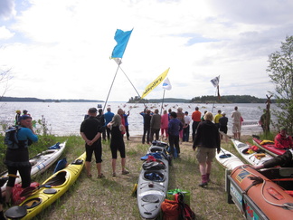 Melojat saapuvat ja vastaanottajat ovat valmiina.