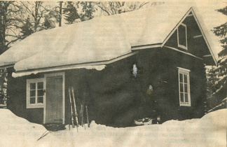 Ahdenkallion maja 28. tammikuuta 1965