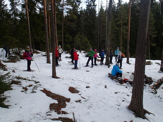 Piilolammin pohjoispään nuotiopaikka oli jo miehitetty.