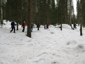 Paluu Usmijärven P-paikalle. Matkaa takana vajaat 8 kilometriä.