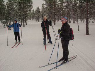 Laanilasta ei ollut pitkä matka Piispanojalle, jossa pidimme retken viimeisen evästauon.