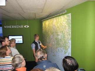 Pääkaupunkiseudun viherkehää esittelevä osasto