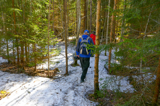 Luntakin oli vielä maastossa
