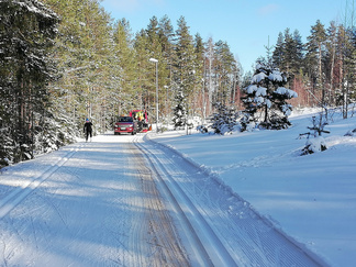 Latukoneella oli ongelmia