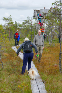 Ulkoilijat olivat liikkeellä isolla joukolla