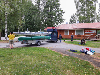 Kellosalmella sunnuntaiaamupäivällä, valmiina kotimatkalle.