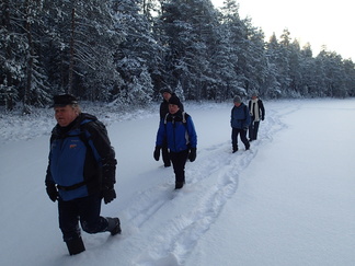 Joukkoa johti tuttuun tapaansa Kalevi.