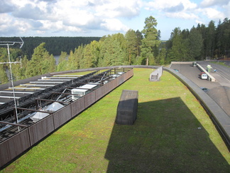 Katolla kasvaa ruohomatto.