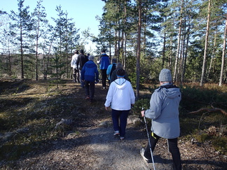 Kävimme katsomassa maisemia länttä kohti.