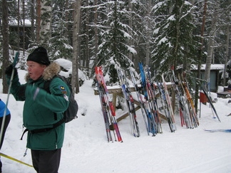 Latu-Miilussa riitti sunnuntaina kävijöitä