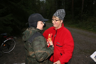 Oskaria onnisti arvonnassa. 