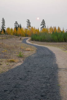 Polku on sorastettu