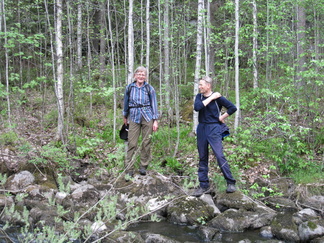 Paalijoen koskella